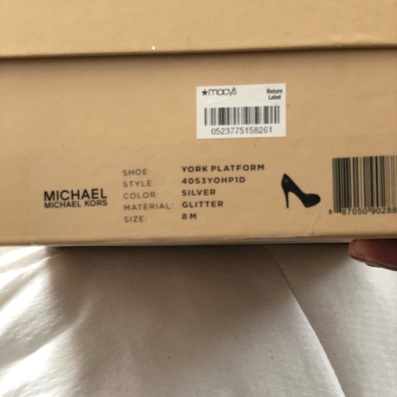 Michael Kors York Platform: Silver - Picture 5 of 6
